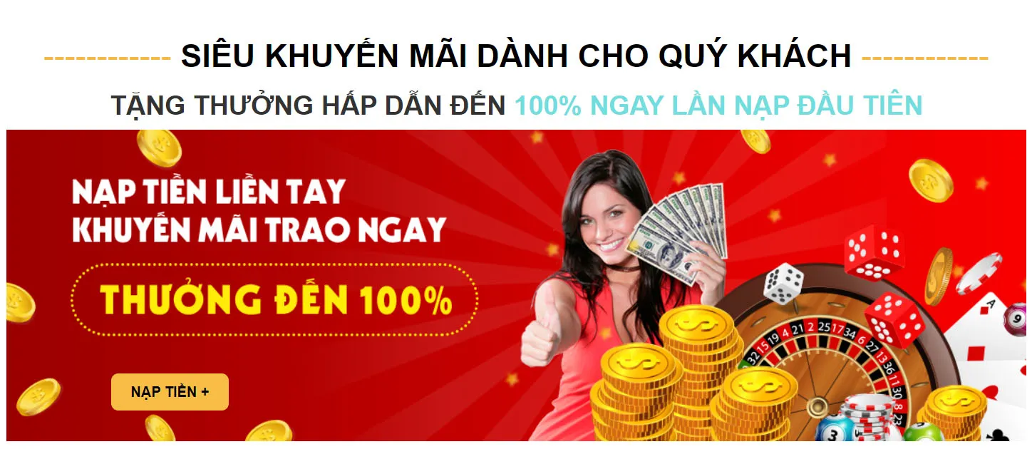 Khuyến mãi Five88 nạp tiền lần đầu