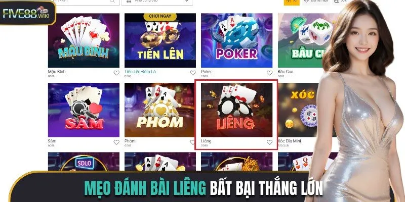 mẹo đánh bài liêng